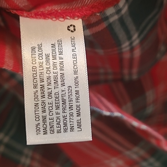 NWOT Goodfellow Flannel PJ Top - Picture 6 of 6